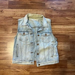 Madewell Denim Vest Size M